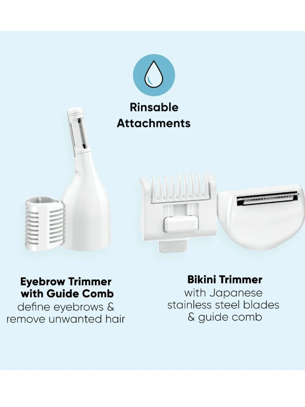 CONAIR GIRLBOMB All-In-One Shave & Trim System Hypoallergenic - NEW NIB - Picture 6 of 9